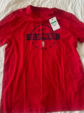 Nike LA Clippers Red Men's XL T-shirt NWT